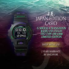 Casio Japan Edition G Shock X Evangelion Radio Eva Eva 01 Tesr For Rm2 903 For Sale From A Seller On Chrono24