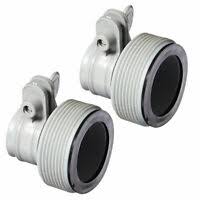 Connect the adaptor to the garden hose. Game 4562 Intex Bestway Above Ground Pool Drain Plug Cap Fits Most Models Ebay