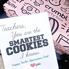 You can choose the amount which you need. Crumbl Cookies Teacher Appreciation Gift Idea Brie Brie Blooms