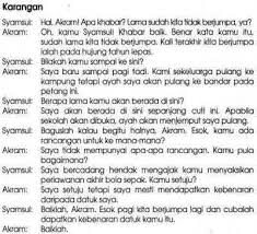 Image Result For Contoh Karangan Dialog Dialogue Image Personalized Items