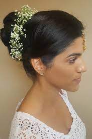 Indian Wedding Updo For Bride By Josh Formal Updo Traditional Wedding Hair Chignon Indian Wedding Hairstyles Indian Bridal Hairstyles Cute Hairstyles Updos