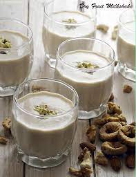 Dry Fruits Milkshake Recipe Indian Dry Fruit Milkshake Recipe Fruit Milkshake Recipe Fruit Milkshake Milkshake Recipes