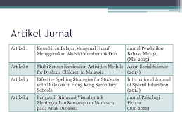 Ada masanya mereka perlu membaca secara meluas atau ekstensif. Artikel Jurnal Strategi Pengajaran Disleksia Ppt Download