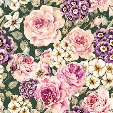 Free vector for your backgrounds, posters, wallpapers, clothing prints and fabric patterns designs. Vintage Flowers Seamless Pattern Vectors 01 Free Download