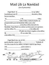 Check spelling or type a new query. Image Result For Christmas Mad Libs In Spanish Christmas Mad Libs Mad Libs Spanish Christmas
