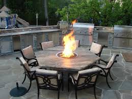 Hexagon Table Gas Fire Pits Outdoor Fire Pit Table And Chairs Fire Pit Furniture