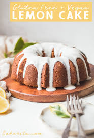 The perfect finishing touch for your cakes and all your baking. Gluten Free Vegan Lemon Cake Bakerita