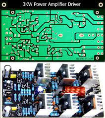 This power amplifier circuit using a transistor amplifier from the front, signal splitter, driver and power amplifier. 3kw Power Amplifier Driver Circuit Pcb Layout Audio Amplifier Power Amplifiers Circuit Diagram