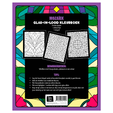 Glas in lood als inspiratiebron. Glas In Lood Kleurboek Mozaiek Online Kopen Lobbes Speelgoed