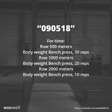 090518 Wod Wod Workout Crossfit Workouts Wod Rowing Workout