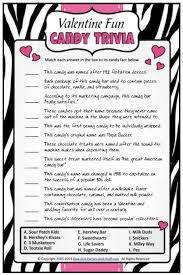 Sep 24, 2021 · valentine's day trivia questions for everyone. Valentine Fun Candy Trivia Printable Game