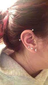 150 Industrial Piercing Ideas Procedure Ultimate Guide 2021 Tragus Piercings Piercings Ear Cuff Piercing