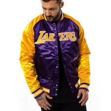 Mens womens kids & youth los angeles lakers fans, buy your los angeles lakers jerseys and get free shipping. Mitchell And Ness Nba Tough Season Satin Jacket Los Angeles Lakers Purple Yellow Los Angeles Lakers Clothes Accesories Jackets Spring Fall Jackets Clothes Accesories