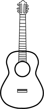Guitar Line Drawing Clipart Best Guitar Outline Guitar Patterns Clip Art