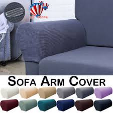 Crochet arm rest cover you. Removable Stretch Arm Chair Protector Sofa Couch Armchair Armrest Covers Decor Ebay