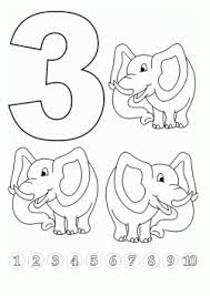 Uc 3 Rakami Boyama Sayfasi Boyama Sayfalari Okul Oncesi Calisma Cizelgeleri Yeni Yuruyen Bebek Aktiviteleri