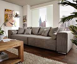 Big sofas hat yourhome.de in großer auswahl und verschiedenen styles! Big Sofa Marbeya 290x110 Cm Hellgrau Mit Schlaffunktion Delife Eu