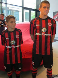 Predominantly black, five red stripes. Eintracht Frankfurt Home Kit 13 14 Football Kit News New Soccer Jerseys 2020 2021 Season Shirts Strips