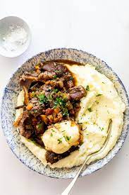 Beef Shin Stew With Parmesan Dumplings Simply Delicious Recipe Beef Shin Recipes Crockpot Recipes Slow Cooker Comfort Food Recipes Dinners