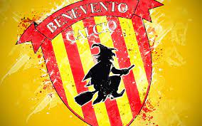 The name of the club is written in the logo. Hd Wallpaper Soccer Benevento Calcio Emblem Logo Wallpaper Flare