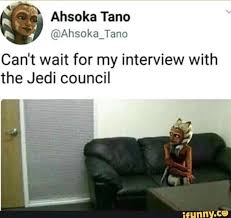 Can T Wait For My Interview With The Jedi Council Ifunny Star Wars Jokes Star Wars Humor Funny Star Wars Memes
