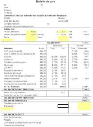 Epingle Sur Fiche De Paie