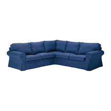 Ikea Ektorp Corner Sofa 2 2 Slipcover Sectional Cover Idemo Blue Blue Couch Covers Ektorp Sofa Cover Cool Couches