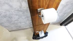 Tic tac toe design for wall mounted or freestanding bathroom tissue roll storage organizer. Unique Free Standing Toilet Paper Holder For Your Bathroom Youtube