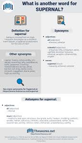 Synonyms For Supernal Thesaurus Net