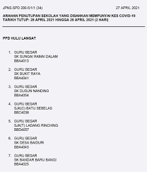 Pejabat kemas daerah kuala selangor 45000 kuala selangor. Covid 19 30 Lagi Sekolah Di Selangor Diarah Tutup Dua Hari Astro Awani