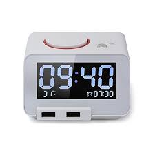 Sharp digital dual alarm clock,battery backup red led large display snooze,black. Alarm Clock With Battery Backup And Snooze White Homtime Https Www Amazon Com Dp B01h1n4sp6 Ref Cm Sw R Pi Dp X Hxs2xbraqkwwk Alarm Clock Clock Alarm