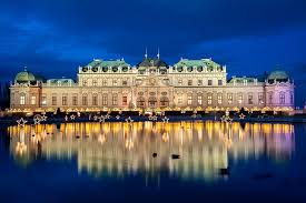 Subscribe to our weekly wallpaper newsletter and receive the week's top 10 most downloaded wallpapers. Palaste Palast Osterreich Gebaude Nacht Spiegelung Wien Wasser Bildschirmhintergrund Wallpaperbetter