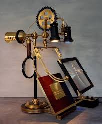 The Ferryman Reading Research Lamp Steampunk Lighting Steampunk Lamp Steampunk Furniture