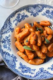 Sweet Potato Gnocchi With Sage Butter Sauce Recipe Sweet Potato Gnocchi Sweet Potato Recipes Sage Butter Sauce
