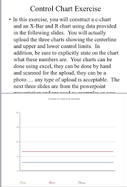 solved control chart exercise in this exercise you wil