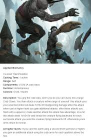I only know this rule after you taught me, this rule is very useful, i applied this rule to do the. Applied Biomancy D D Dungeons And Dragons Dungeons And Dragons Homebrew Dungeons And Dragons Classes