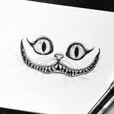 Cheshire cat alice in wonderland drawings