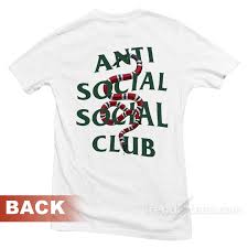 Anti Social Social Club Assc Parody Gc Snake T Shirt