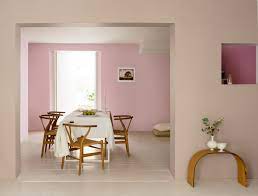 Ashbury Soft Blush Combine To Create A Warm Modern Look Using Neutral Toned Pinks Colour I Dining Room Paint Colors Pink Interiors Design Room Paint Colors