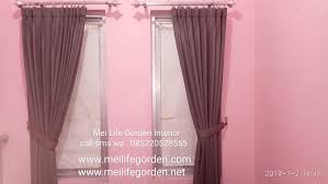 Selain itu, gorden jendela tipe eyelet mudah digeser karena gerakan ring pada batang jendela tidak terhambat, maka eyelet cocok dipasang pada kamar tidur anak. Gorden Murah Jendela Interior Desain