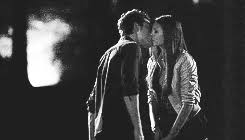 Elena, moved by damon's vulnerability, kisses the dying vampire before he is cured with klaus' blood. The Vampire Diaries Gif Blog Stelena First Kiss First Time