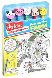Best sellers in children's hidden picture books #1. Highlights Hidden Pictures Fun On The Farm Pencil Toppers Editors Of Silver Dolphin Books 9781626869103 Amazon Com Books