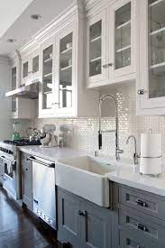 White tiles grey grout white brick tiles white beveled subway tile white wall tiles grey kitchen backsplash inspiration backsplash kitchen white cabinets kitchen reno kitchen. Kitchen With Gray Cabinets Why To Choose This Trend Decoholic