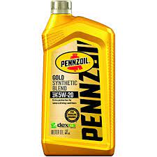 This means that our pennzoil platinum full synthetic products meet the stringent requirements of leading car manufacturers. Amazon Com Pennzoil Gold Synthetic Blend 5w 20 Motor Oil Sn Gf 5 Dexos1 1 Quart Automotive