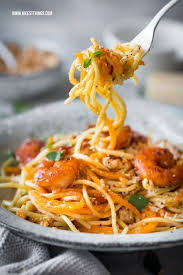 Kurbis Pasta Mit Butternut Honig Garnelen Brauner Butter Und Parmesan Nicest Things Spaghetti Mit Garnelen Kurbis Pasta Butternut Kurbis Rezept