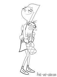 Each episode of phineas and ferb consists of three scenarios, the main scenario which concentrates on phineas and ferb, and small scenarios involving candace and her friends or agent p and dr. 23 Coloring Pages Phineas Ferb Ideas Phineas And Ferb Coloring Pages Disney Coloring Pages