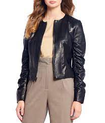 Shop For Antonio Melani Luxury Collection Elise Genuine Leather Zip Front Jacket At Dillard S Visit Dillard S To Find Cloth Street Style Women Fashion Clothes