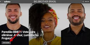 Votação ao vivo 31/01/21 (parte 1). Paredao Bbb 21 Como Votar Para Eliminar Arthur Lumena Ou Projota Internet Techtudo