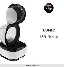 Dolce gusto genio flashed the market, which the authentic, compatible and speed brewing machine. Dolce Gusto Lumio Owner S Manual Manualzz