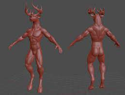 3d Anthro Deer WIP by TailsUp4Tyranno -- Fur Affinity [dot] net
